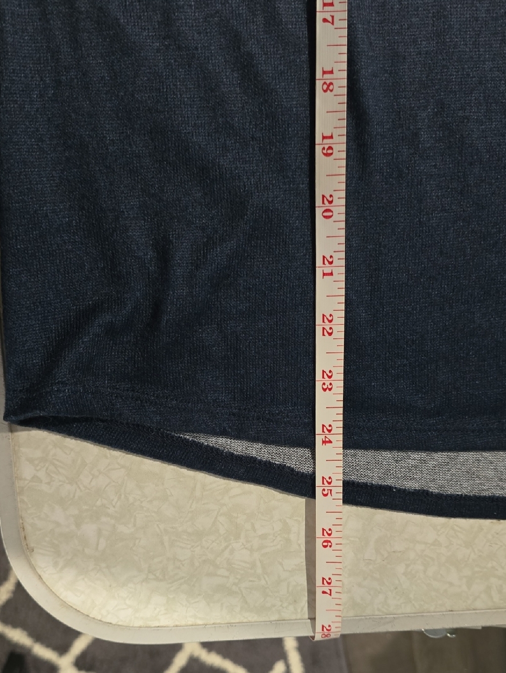 Lucky Brand Gray‎ to Navy Ombre Short Sleeve Tee Size Medium - Picture 11 of 11